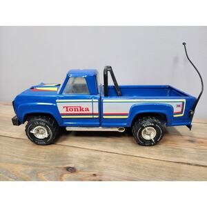 Vintage Blue Tonka 11062 Pressed Steel Toy Pickup Truck USA Made